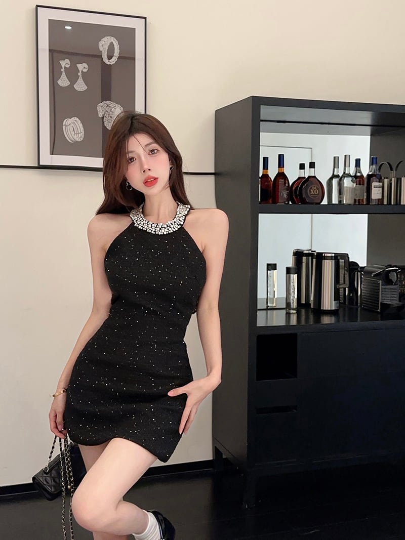 【dress】ホルターネックワンピース G20090