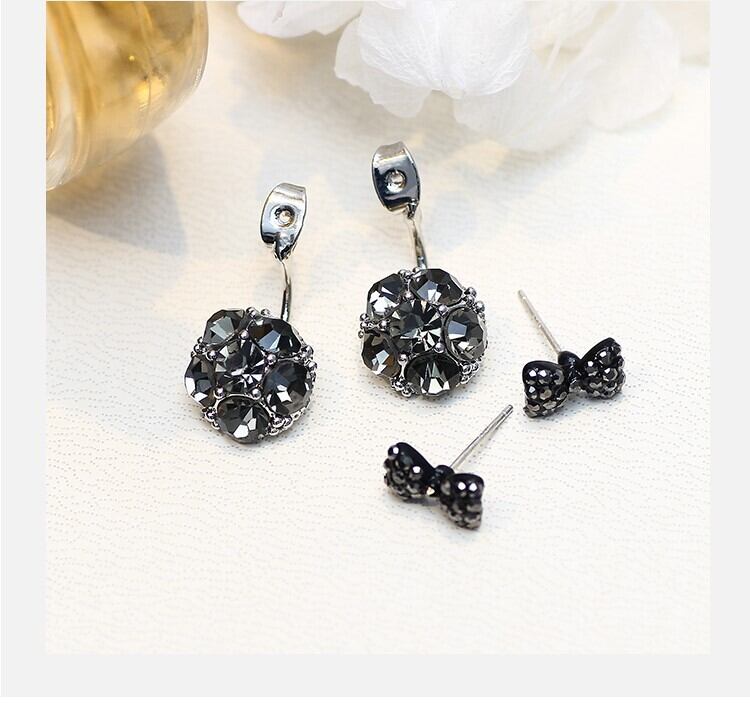 【小物】好感度UP 気質スウィートオシャレシンプル蝶結びピアスアクセサリー