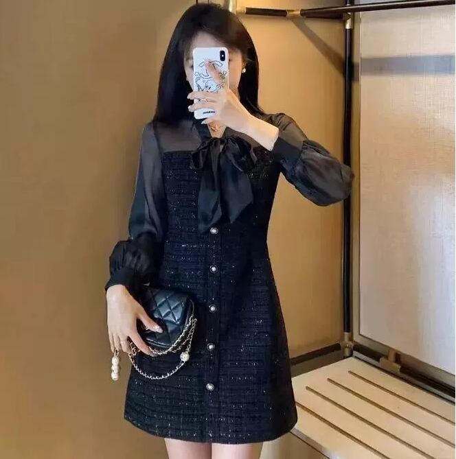 【dress】高級感リボンワンピース G19495