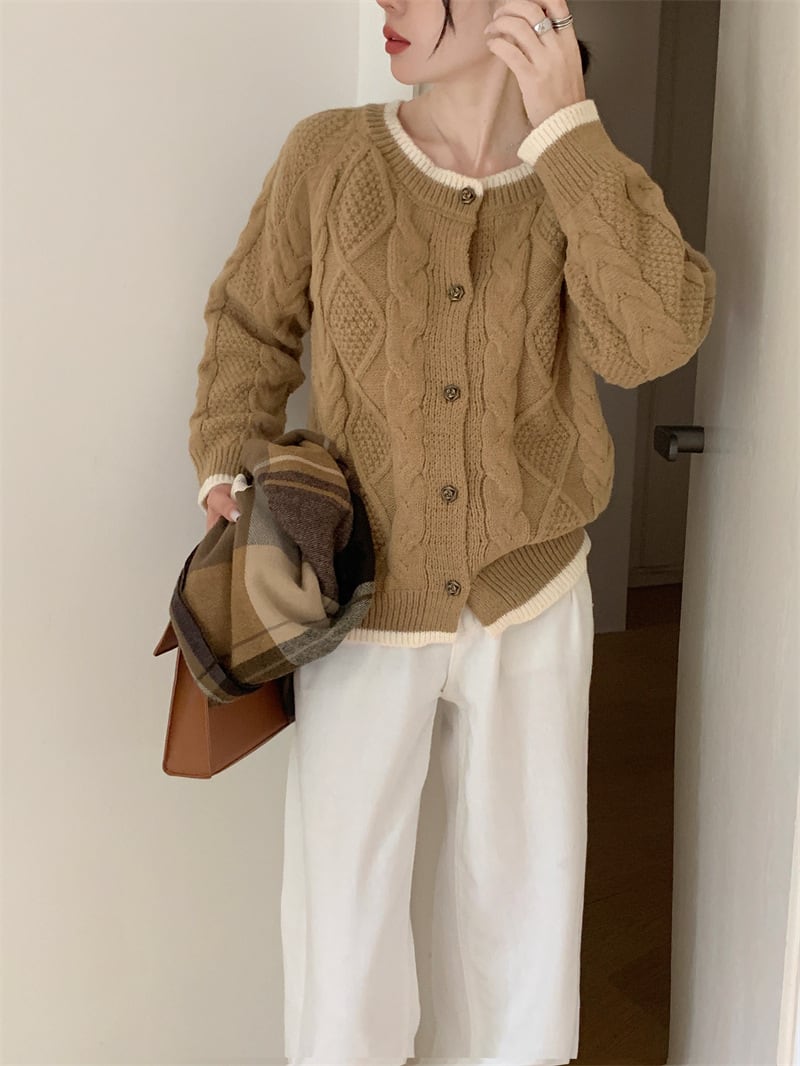 【outer】ニットカーデ　M26189