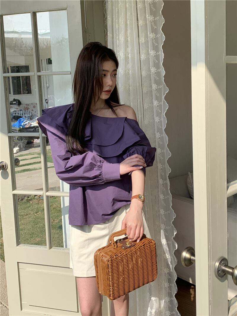 【tops】フリルブラウスG20469