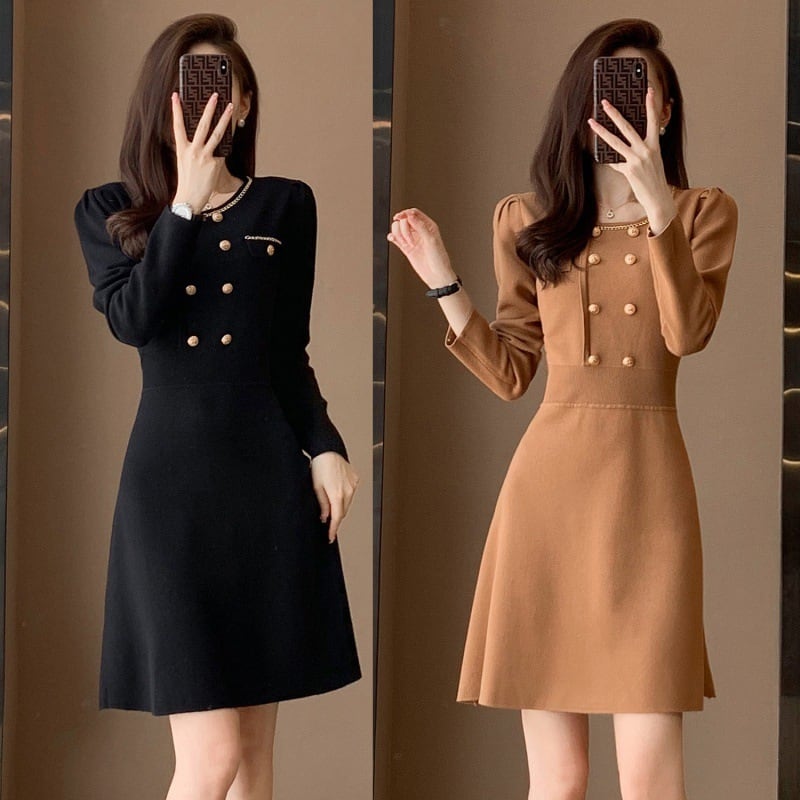 【dress】ニットワンピース　M25486