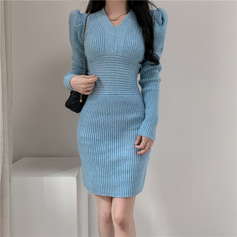 【dress】ニットワンピース　M25703