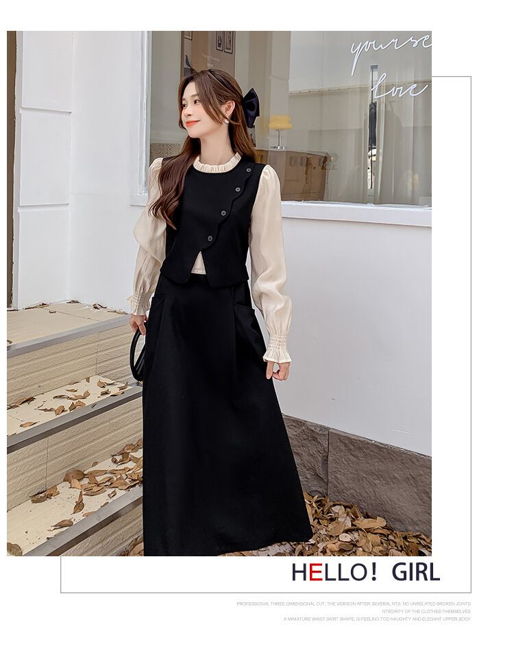 【dress】ドッキングワンピース　M18729
