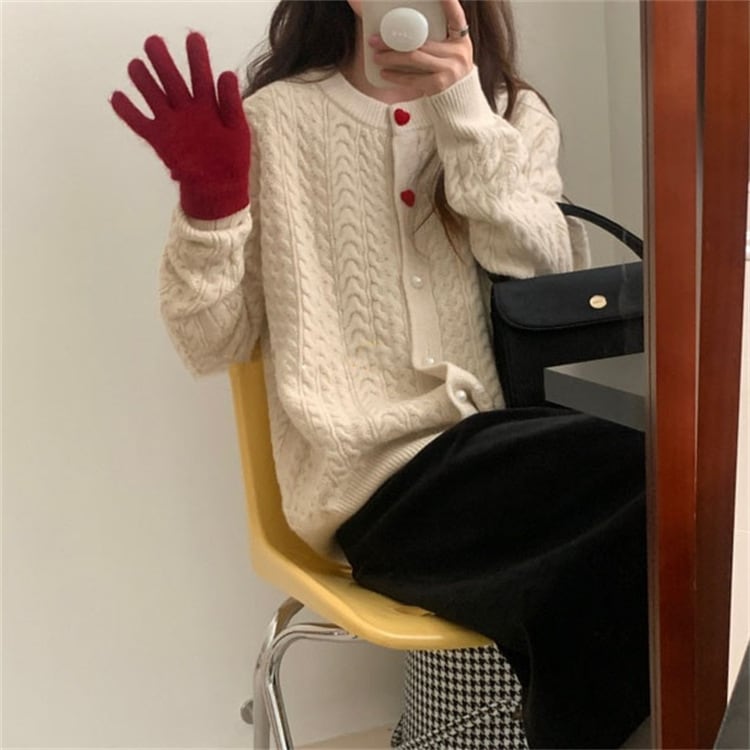 【outer】ニットカーデ　M25790