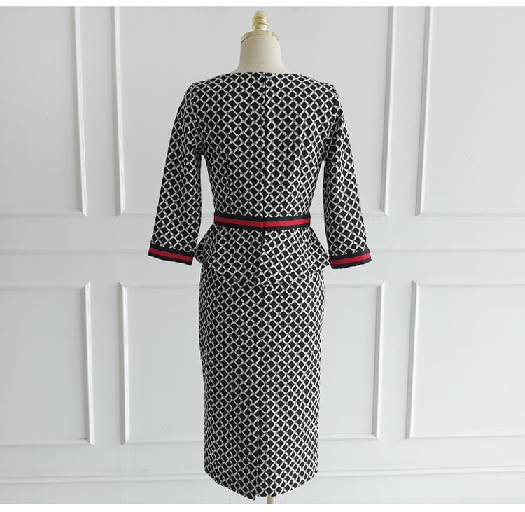 【dress】プリントワンピース　M24908