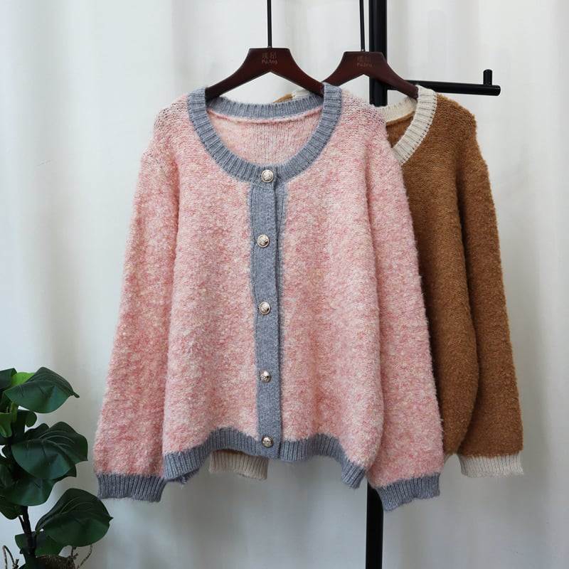 【outer】ニットカーデ　M25394