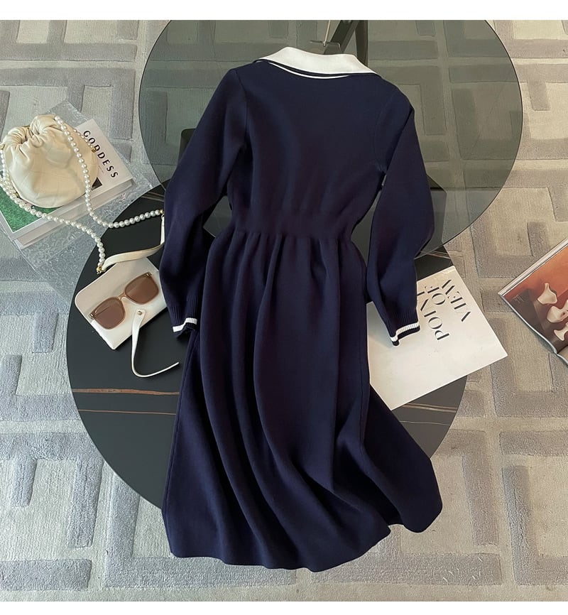 【dress】ニットワンピース　M25350