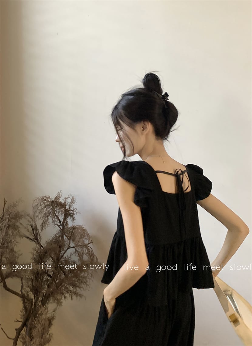 【set】ブラウス+ガウチョパンツ２点セットG21523