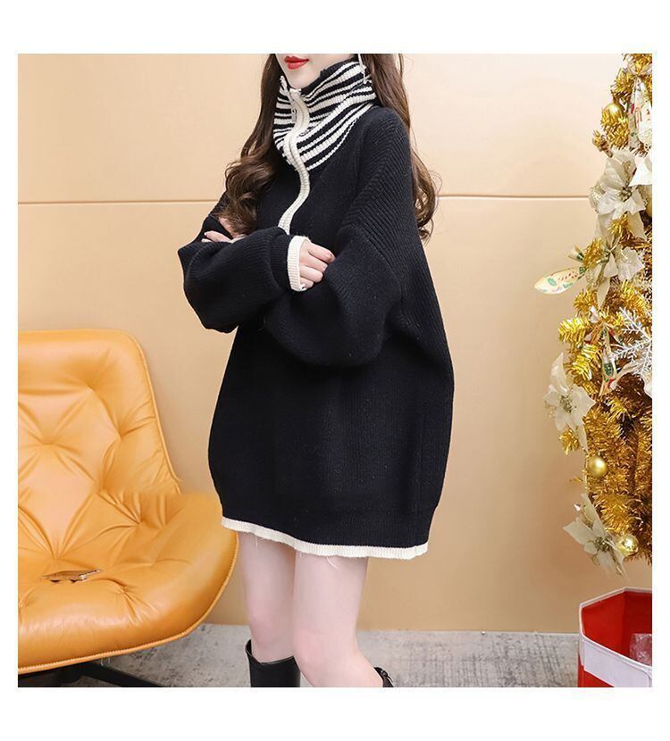 【tops】ハイネックニットセーター　M29160