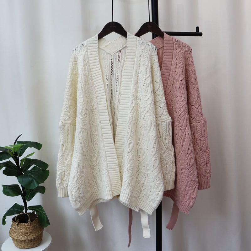 【outer】ニットカーデ　M25529