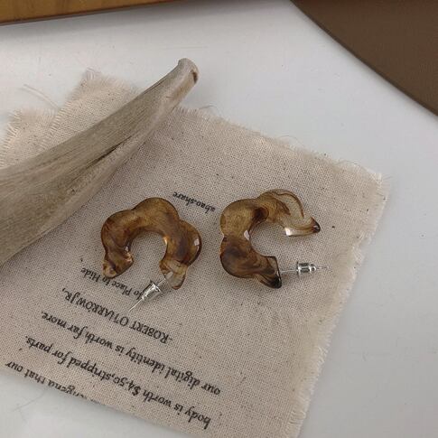 【小物】激売れ中 chicレディーススウィートサークル花形ピアスアクセサリー