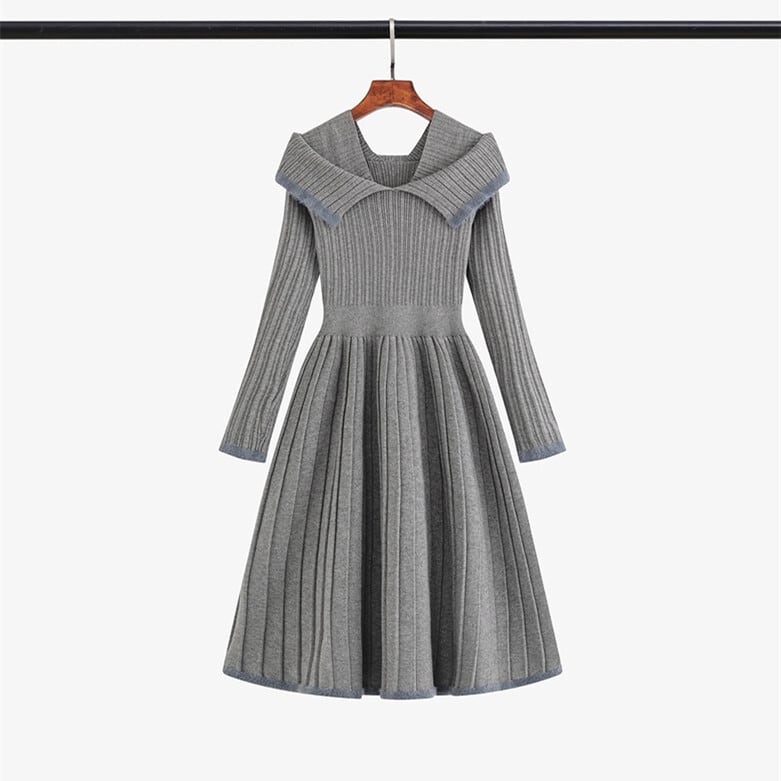 【dress】ニットワンピース　M25363