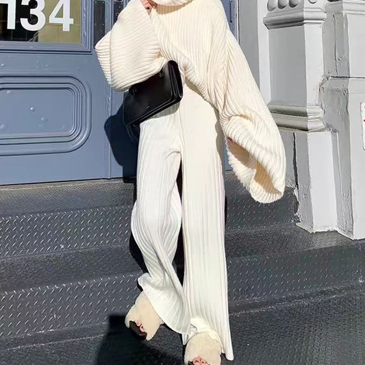 【bottoms】ニットガウチョパンツG23151