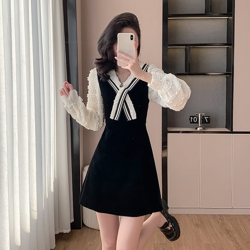 【dress】ドッキングワンピース　M29364