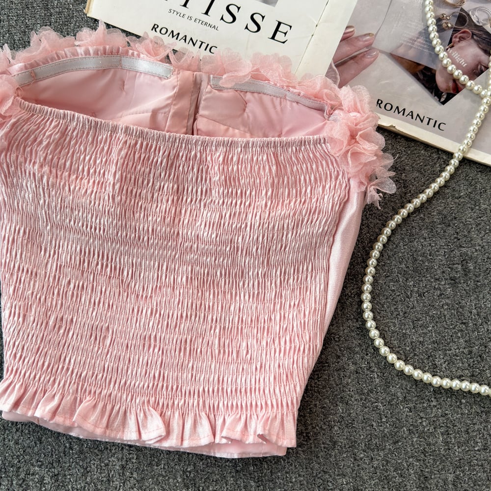 【tops】立体フラワーベアトップ　M23934