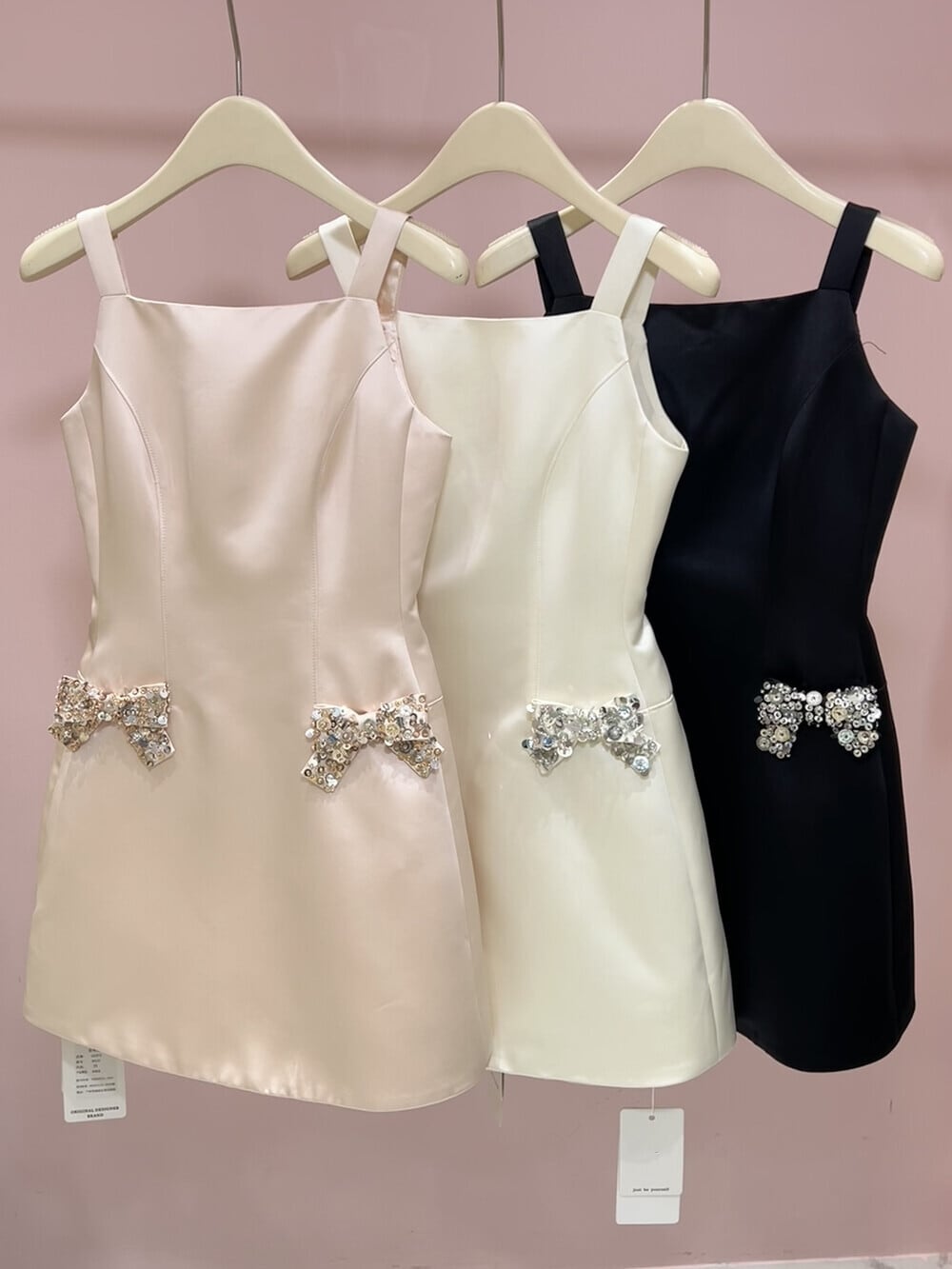 【dress】リボンミニワンピース　N3533