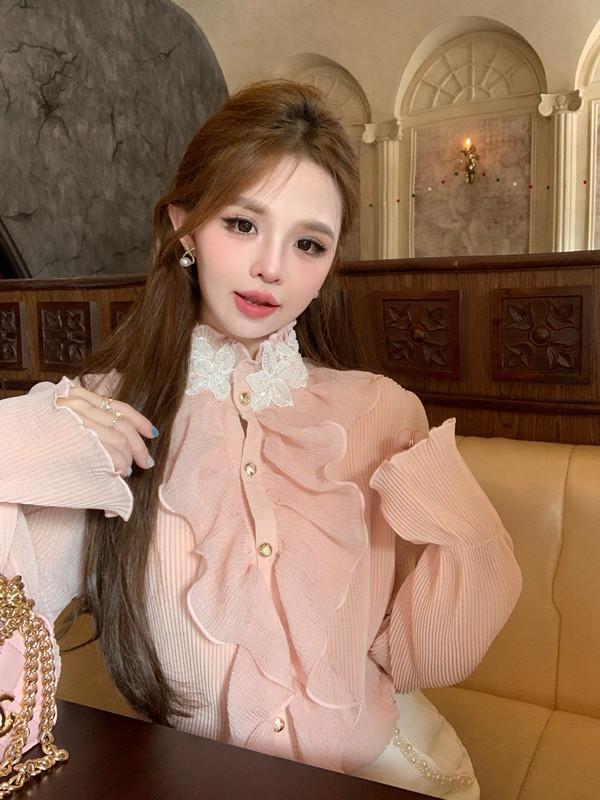 【tops】フリルブラウスG20406