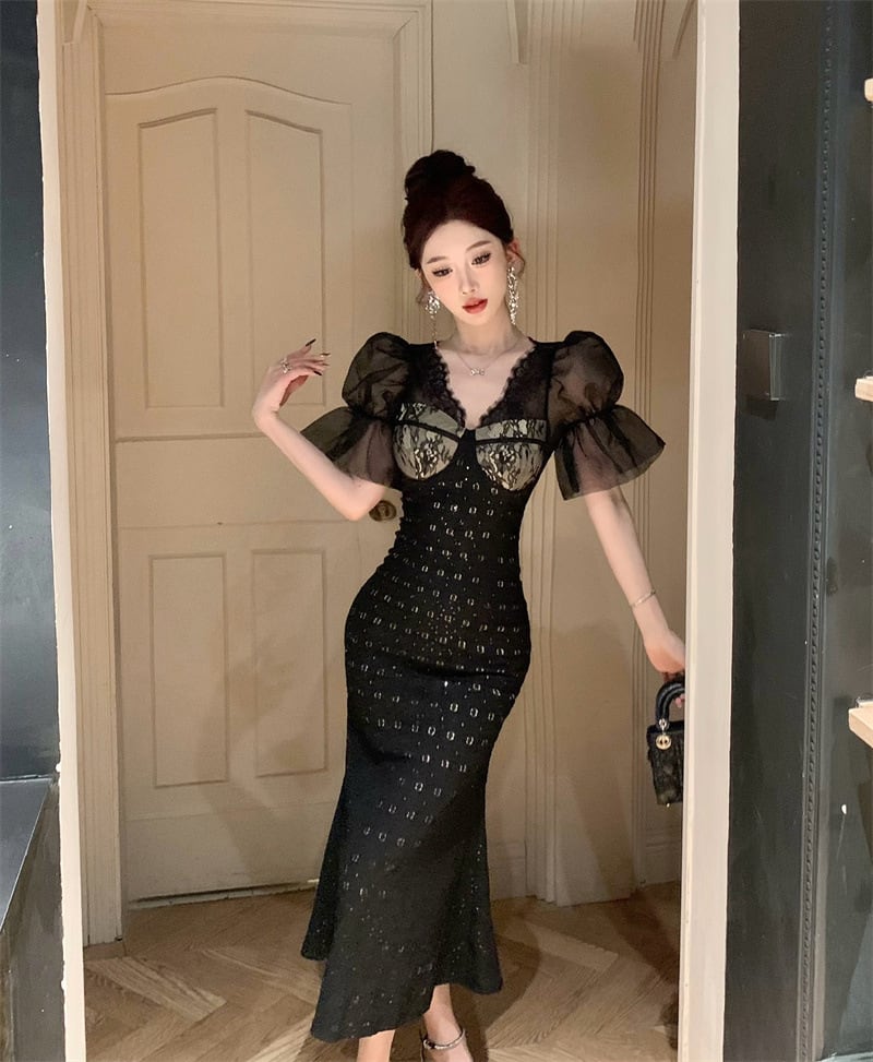 【dress】マーメイドワンピース　M24588
