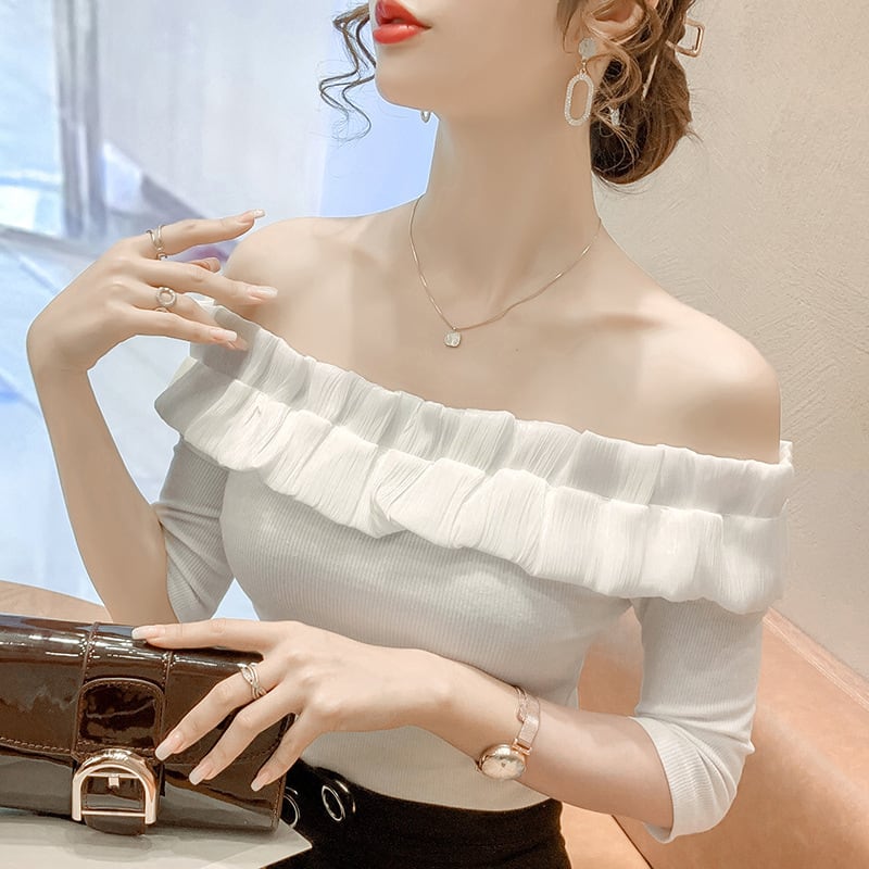 【tops】オフショルダーTシャツG20827