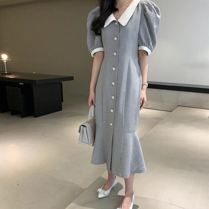 【dress】マーメイドワンピース　M24748