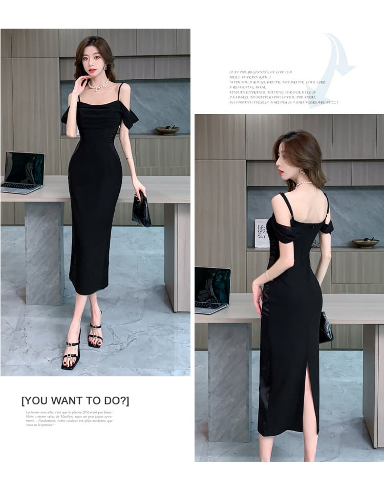 【dress】ギャザータイトキャミワンピース G21585