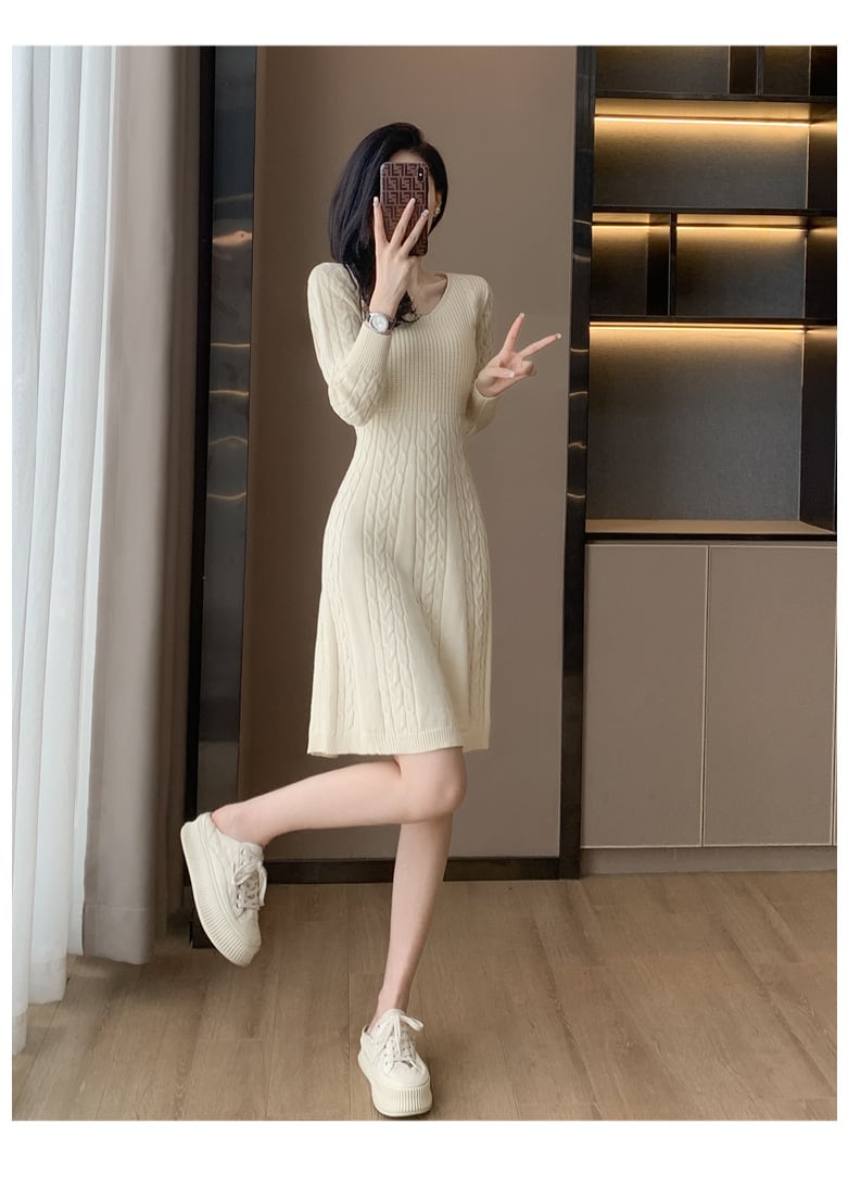 【dress】ニットワンピース　M25515