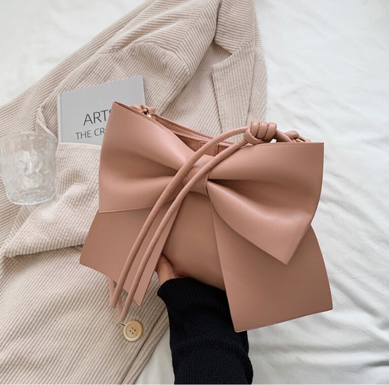 【小物】リボン秋冬新作オシャレファッションメッセンジャーバッグ G3485