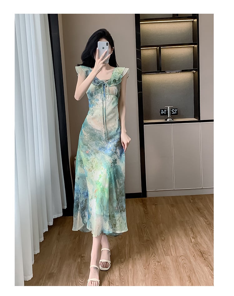【dress】フリルワンピース　M25147
