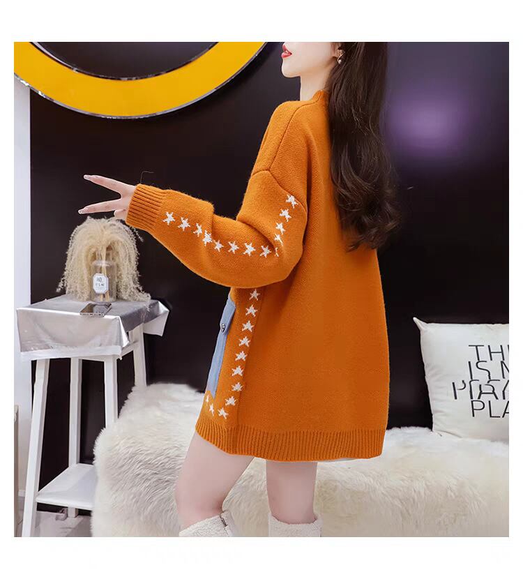 【tops】クルーネックニットセーター　M29196