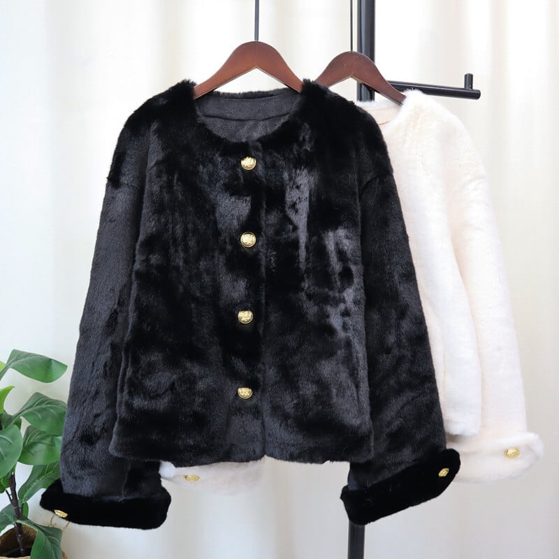 【outer】ショートファーコート　M27171