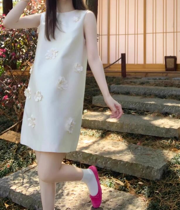【dress】ノースリーブAラインワンピース G21062