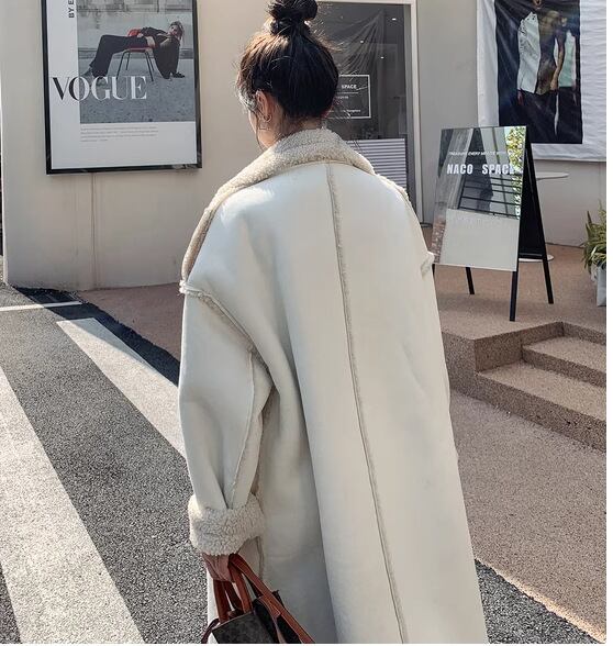【outer】ラムズウールロング丈コート　M19172