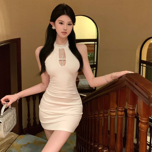 【dress】ホルターネックワンピース G21017