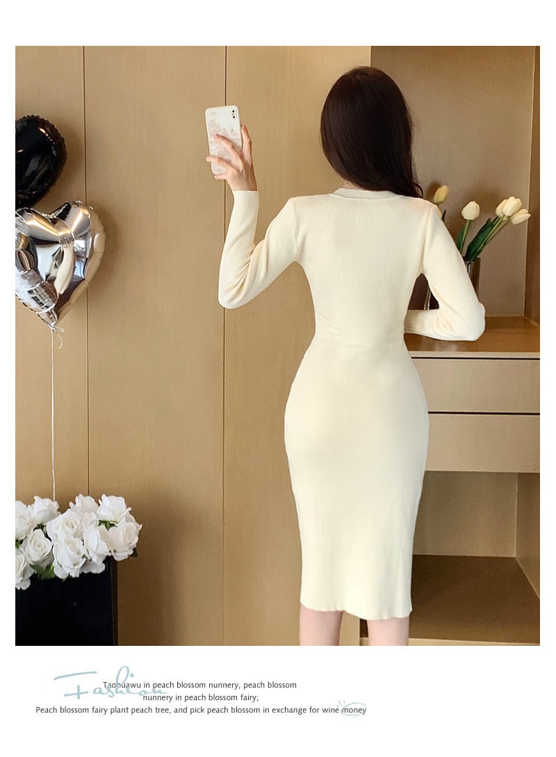 【dress】ニットワンピース　M28422