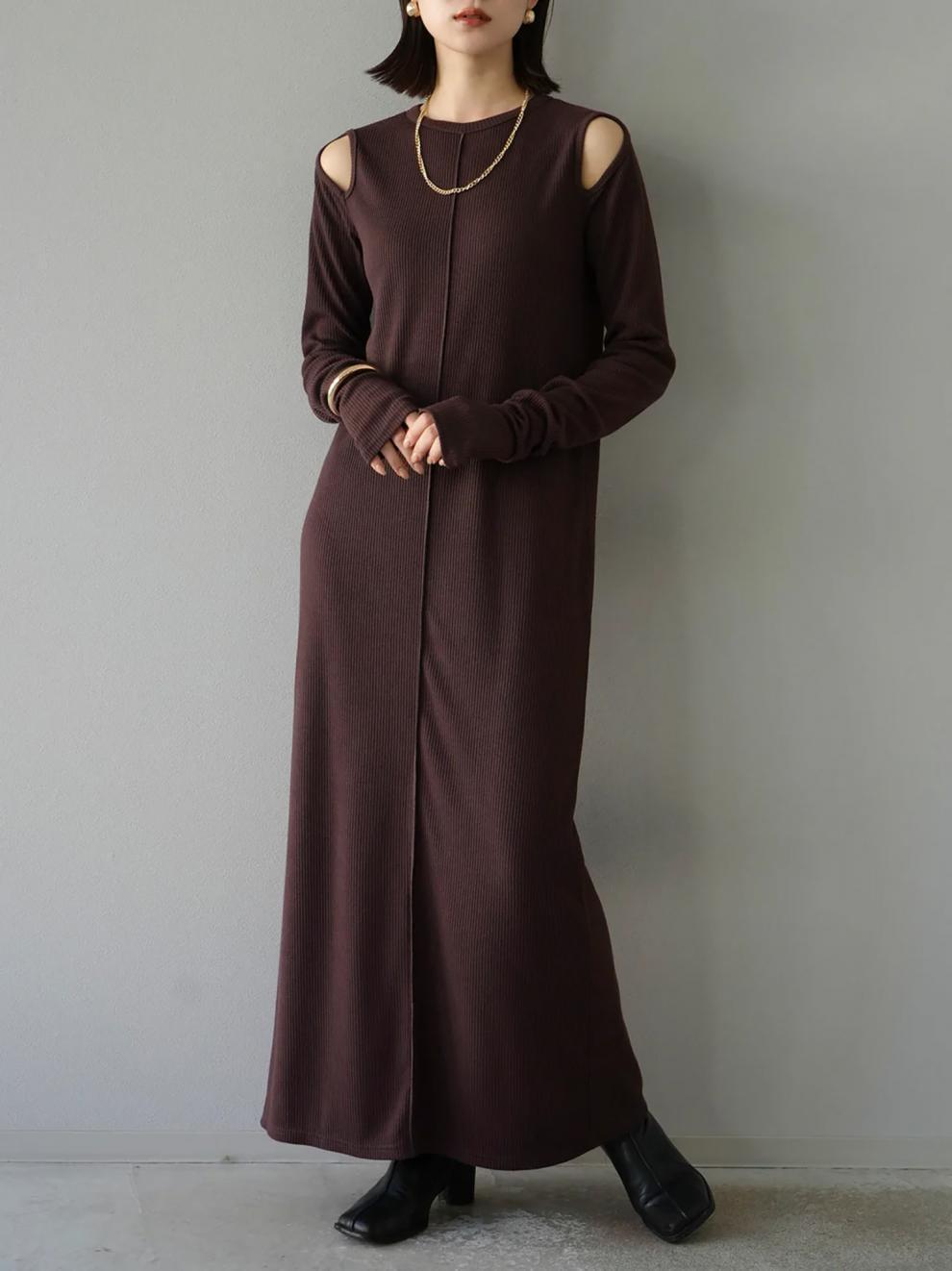 【dress】オフショルダーワンピース　M26626