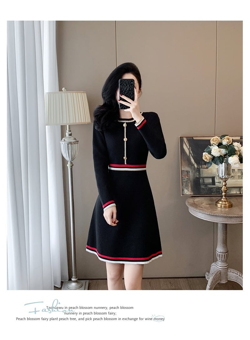 【dress】ニットワンピース　M27706
