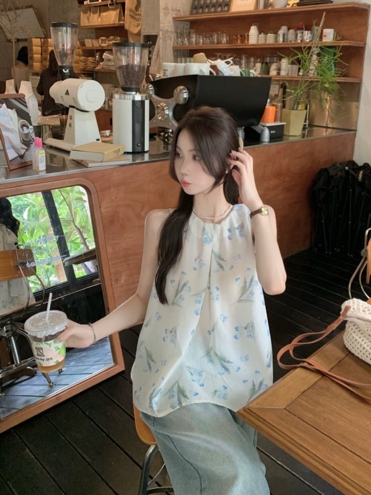 【tops】ノースリーブトップス　M25172