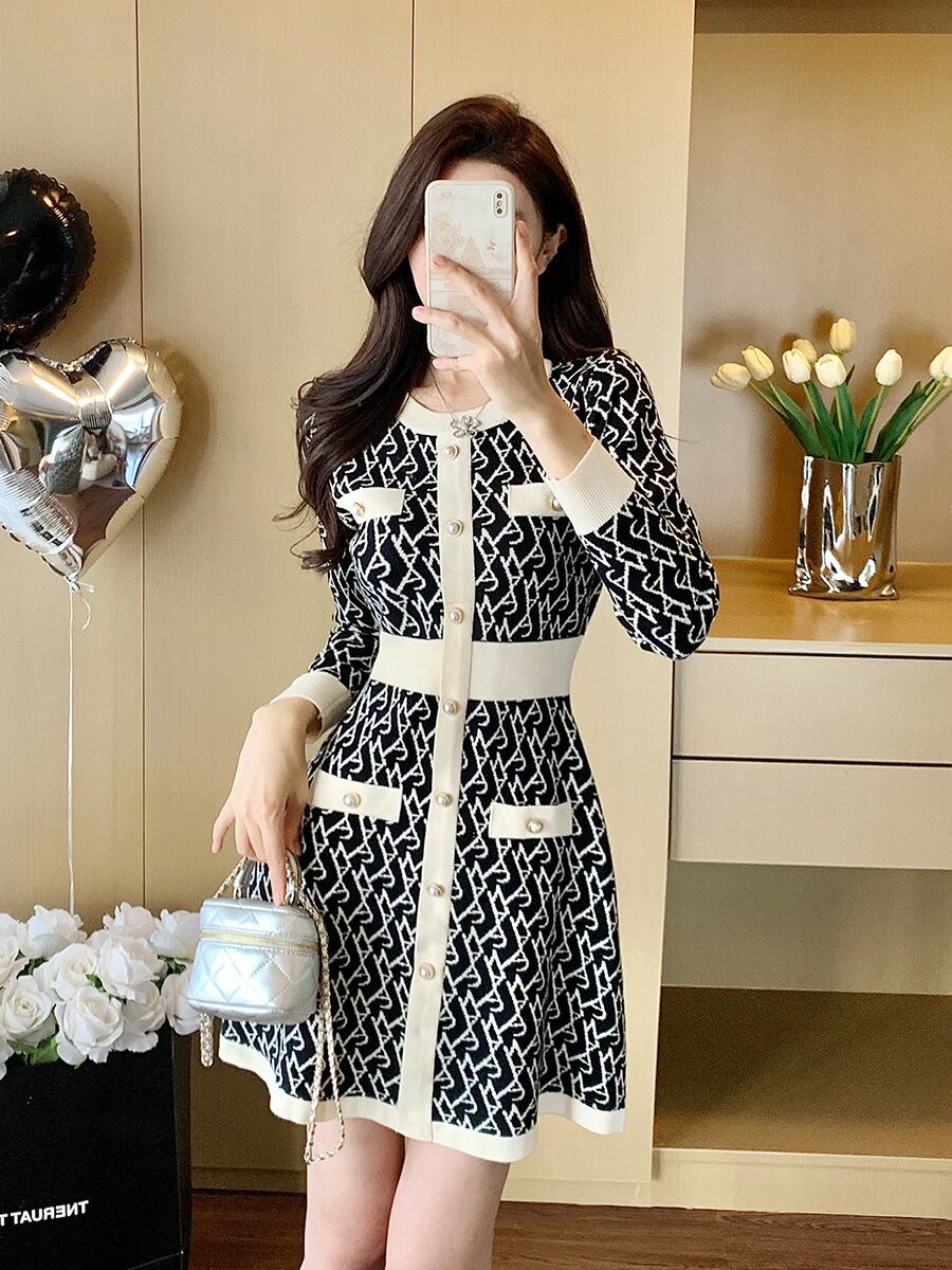 【dress】ニットワンピース　M28360