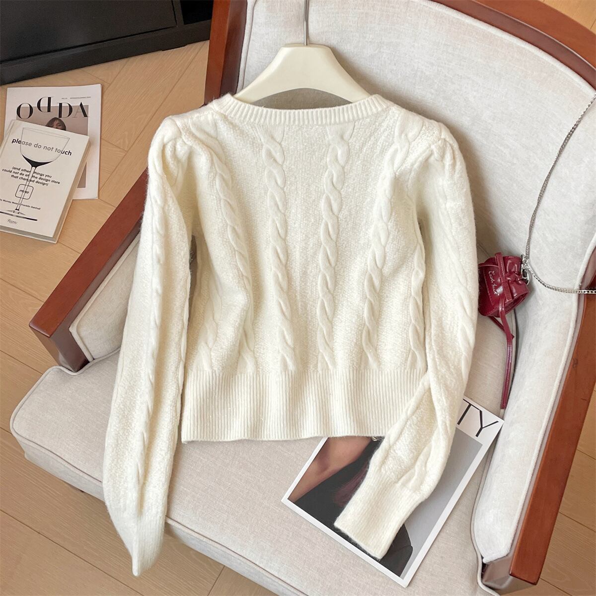 【outer】ニットカーデ　M29184