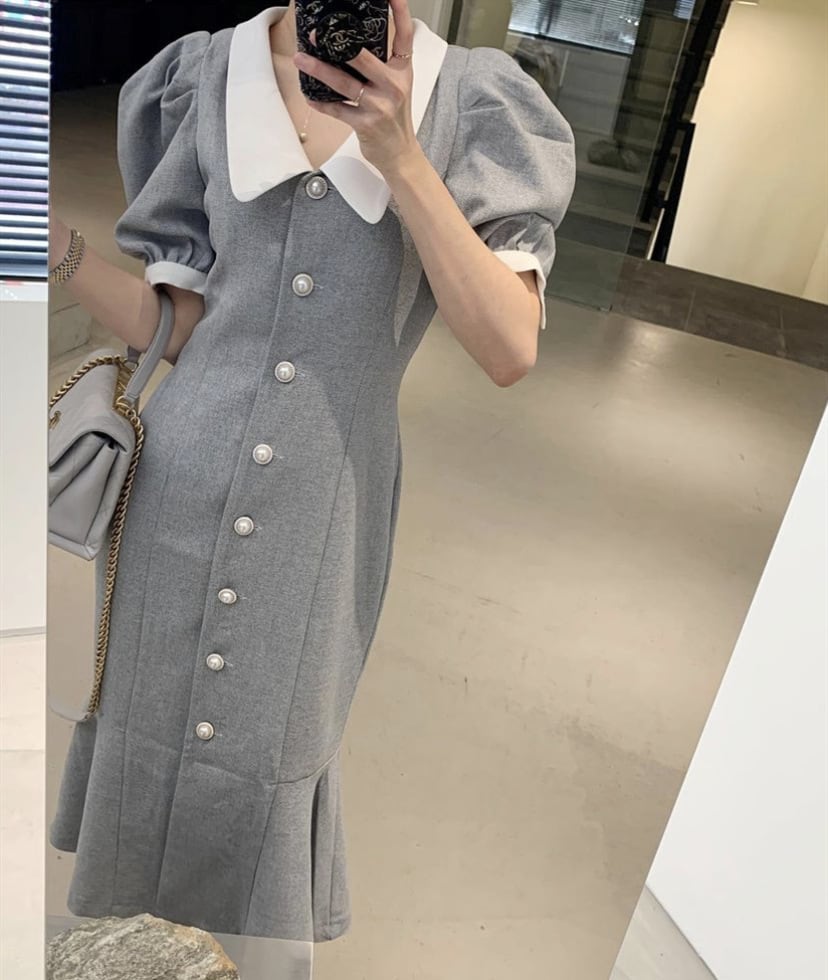 【dress】マーメイドワンピース　M24748