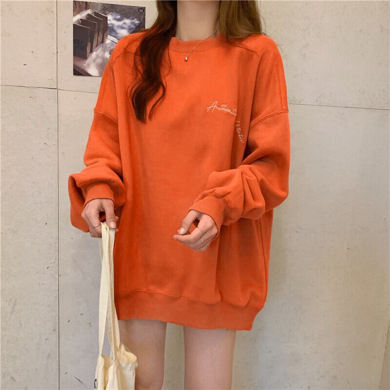 【tops】INS風秋冬新作ファッション美人度アップ!韓国系厚手裏起毛ルーズパーカー G3528