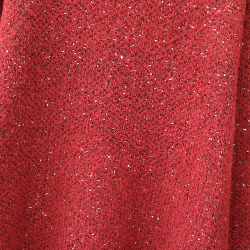 【tops】スパンコールニットセーター　M28566