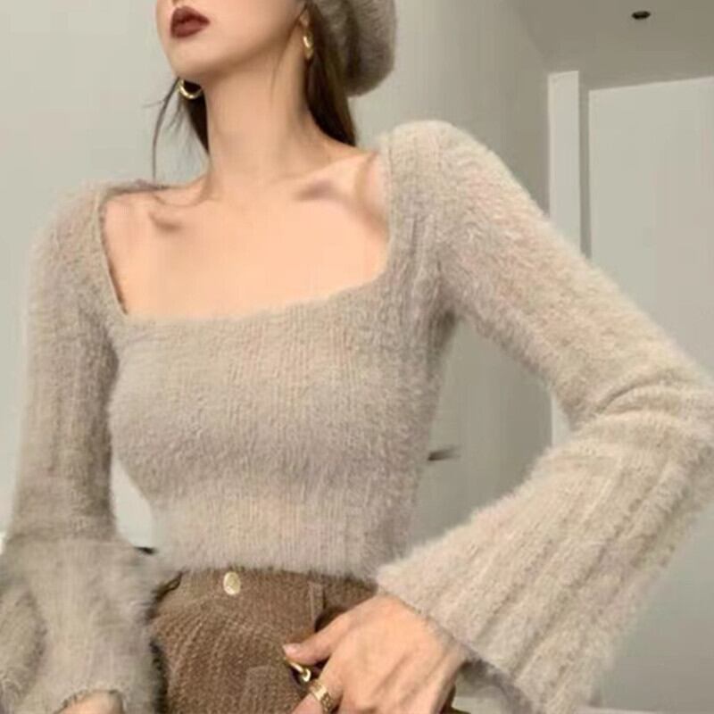 【tops】ニットプルオーバー　M19114