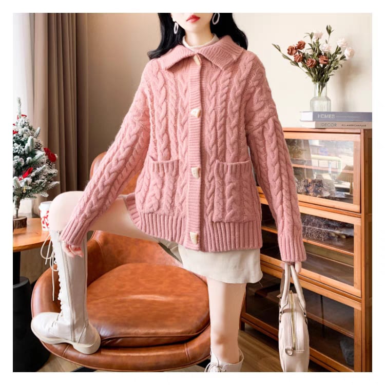 【outer】ニットカーデ　M25750