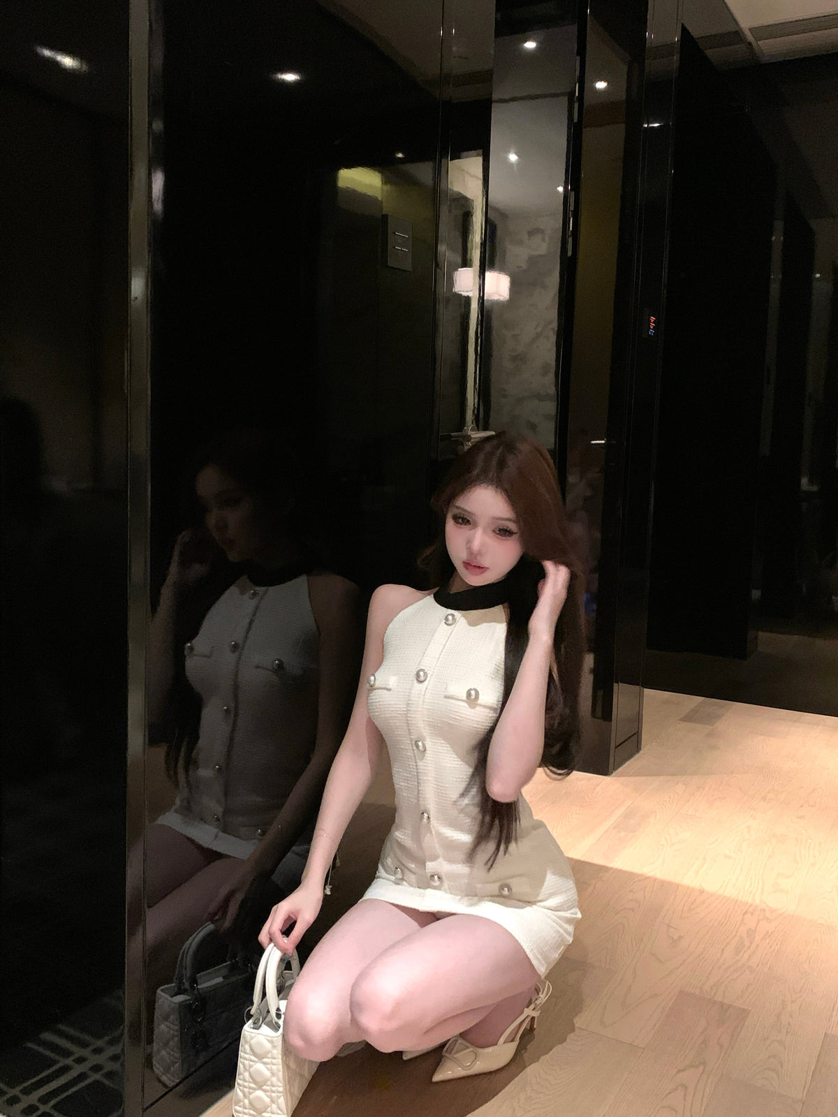 【dress】ノースリーブワンピース　M24680