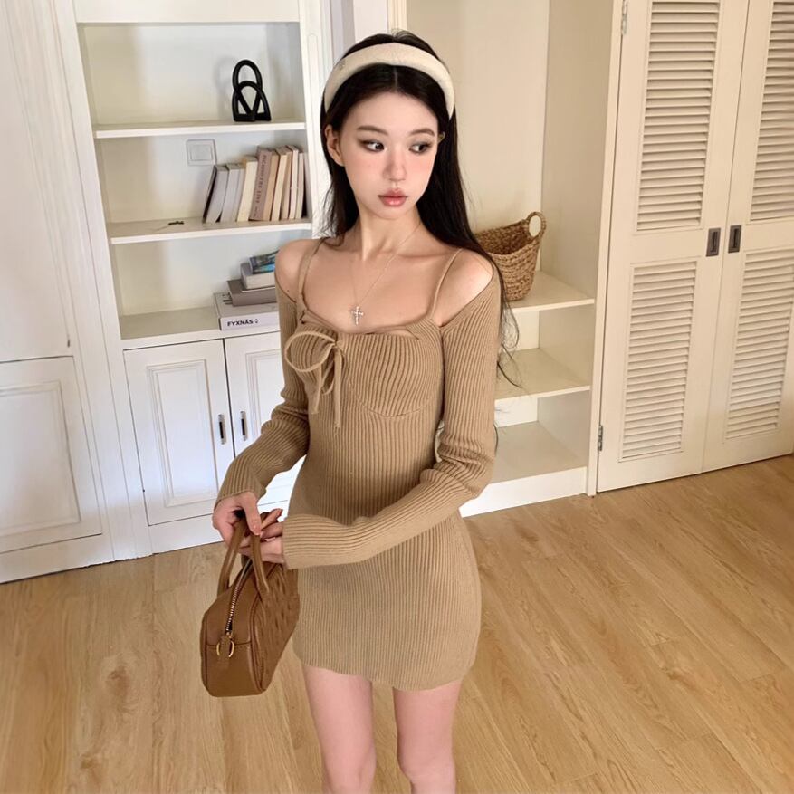 【dress】ニットワンピース　M28263