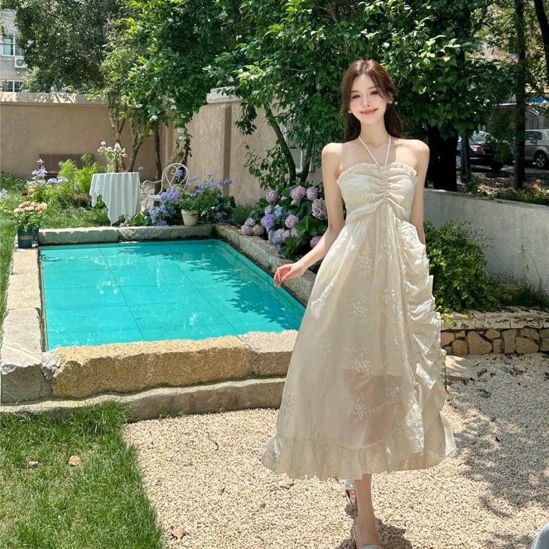 【dress】バックレスワンピース　M25186