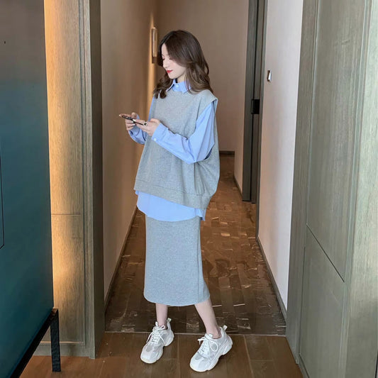 【set】スウィートファッション洋気着痩せ3点セット G2289