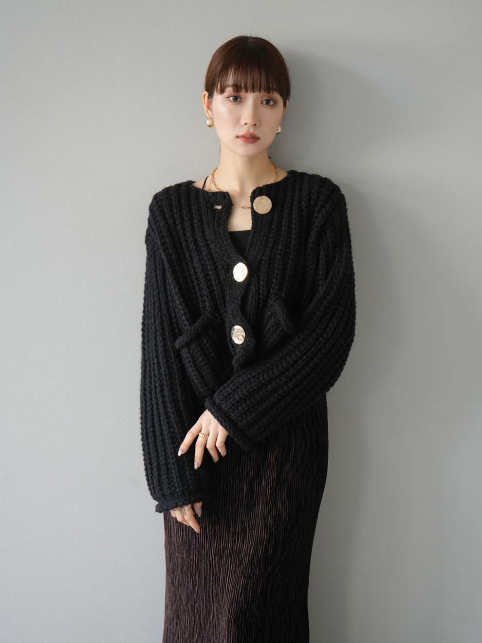 【outer】ニットカーデ　M27613
